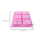 thumbnail image 5 of Fiudx Molde para Jabón de 6 Cavidades, Silicona Antiadherente de Grado Alimenticio, Fácil de Desmoldar, Ideal para Hacer Jabón Casero, Ideal para Repostería y Manualidades, Flexible, 23,5 X 21,2 X 2,, 5 of 6
