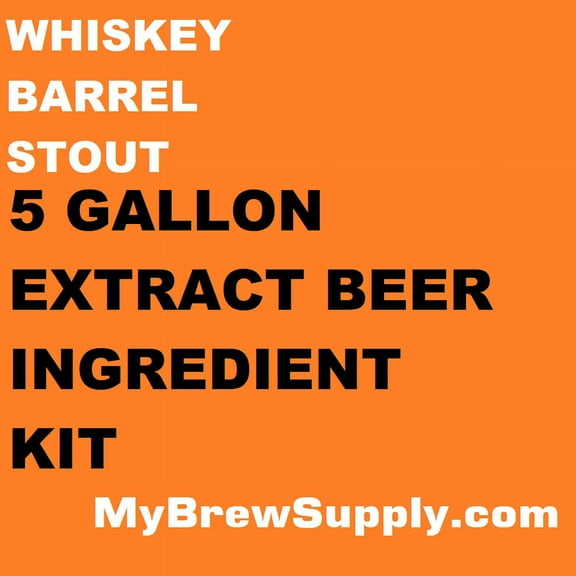 Whiskey Barrel Stout MBS 5 gal Homebrew Extract Ingredient Kit
