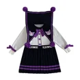 thumbnail image 1 of Vestidos infantiles para niñas, bonito vestido tejido Kuromi de dibujos animados, vestido plisado con lazo Preppy Kawaii para niñas, vestido suéter de fiesta de princesa, 1 of 5