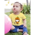 thumbnail image 2 of Cute Pumpkin Costume Girl. T-Shirt Infant -Image by Shutterstock,  24 Months, 2 of 4
