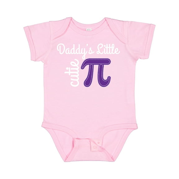Inktastic Pi Day Daddys Little Cutie Pi Girls Baby Bodysuit