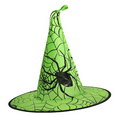thumbnail image 5 of Halloween Witch Hat for Kids & Adults - Cloth Party Decor, Cosplay Accessory, Fancy Dress Costume, Vibrant Colors (Green/Blue/Red/Purple), 5 of 5