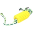 thumbnail image 3 of YAHHU Corn‑Shaped Teething & Teeth‑Cleaning Dog Toy with Cotton Rope – Bite‑Resistant TPR, Dual‑Side Channels for Toothpaste & Treats, 3 of 13