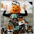 thumbnail image 6 of 50"x60" Halloween Throw Blanket Vintage Halloween Themed Flannel Fleece Blanket Scaredy Cats Pumpkins Skeletons Soft Plush Warm Decoration Blankets Halloween Party Gifts for Women Men Girls, 6 of 6