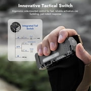 WUBEN X4 EDC Flat Flashlight, 1500 Lumens Mini Tactical Flashlight with RGB Light, Magnetic Base, IP68 Waterproof