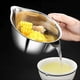 thumbnail image 5 of KAIYANG Jarra de acero inoxidable para sopa con separador de grasa de 750 ml, recipiente para grasa, recipiente para aceite para freír de 500 ml, 5 of 5