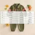 thumbnail image 3 of KJameas Baby Boys Girls Jumpsuit Pilot Uniform Patchwork, 3 of 8