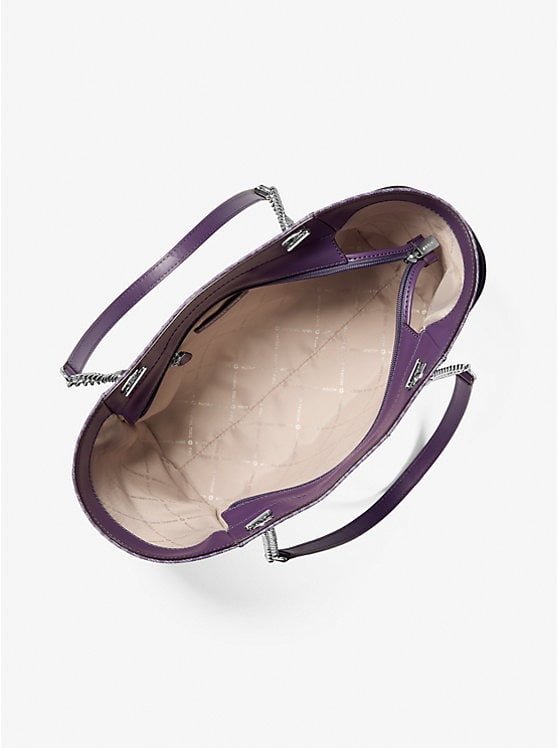 Michael Kors Women's Jet Set Large Signature Logo Shoulder Bag