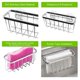 thumbnail image 4 of Kitchen Sponge Holder Stainless Steel Sink Basket Sorage Braket Rustproof Waterproof Liquid Drainer Rack, 4 of 5