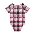 thumbnail image 2 of Rocae Heart Plaid for Baby Climbing Clothes Soft Baby Romper for Active Infants Comfortable and Breathable Crawling Jumpsuit Unisex Baby Outfit 12 Months, 2 of 8