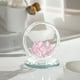 thumbnail image 1 of Adornos De Cristal 1 Adorno De Cristal Rosa Elegante Para Decoración De Interiores De Coche Y Hogar, Regalo De Cumpleaños, 7x6x6cm Rkxzt, 1 of 8