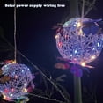 thumbnail image 2 of Waterproof Copper Wire 20 LED Solar Butterfly Ball Hanging Lamp Landscape Decor, 2 of 9