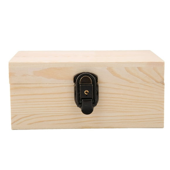 Yazoeia Vintage Style Wooden Box Display Decoration Wood Storage Box (burlywood cartoon figure) AR-310-28659