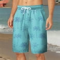thumbnail image 2 of Mens Swim Shorts Swimsuit Mesh Lined With And Pockets Men's Board Shorts, 2 of 5