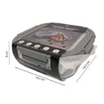 thumbnail image 3 of Contenedor Hermético Hometrends de Vidrio Transparente Cuadrado 1100 ml, 3 of 4