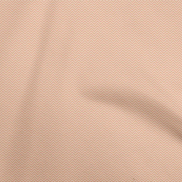 oneOone Popeline de Coton Sergé Brun Rouille Tissu Chevron Couture Projets d'Artisanat Tissus Imprimés au Yard 56 Pouces de Large