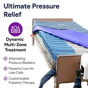 Proheal Bariatric True Low Air Loss Alternating Pressure Air Mattress with Pump & Side Air Perimeter - 42” x 80” x 8/11