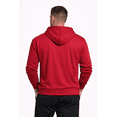 thumbnail image 3 of Expert Brand Men's Fleece Tec Pullover Hoodie Sweater, Red, Small, 3 of 7