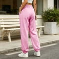 thumbnail image 6 of Womens Sweatpants with Pockets Drawstring Elastic Waist Loose Casual Lounge Sports Jogger PantsSweatpants, 6 of 6