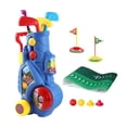 thumbnail image 3 of Juego de minigolf infantil con maleta y putter para niños pequeños. Estilo A, 3 of 9