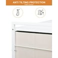 thumbnail image 5 of Kid Dresser with 6 Drawers Boy Storage Organizer Dresser for Baby Child with Wood Top Metal Frame for Living Room Bedroom Hallway, 5 of 9