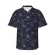 thumbnail image 1 of Fotbe Copper-Gold Gloss Outline Cherry Camisa Hawaiana para Hombre Unisex – Camisa Casual de Verano con Botones de Manga Corta de Algodón y Lino,Large, 1 of 7