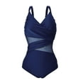 thumbnail image 4 of Afdoent One Piece Swimsuit Women Mesh Retro Fashionable Strap Swimsuit 2026 Summer Beach Swimwear 2026 Summer Swimwear, 4 of 6