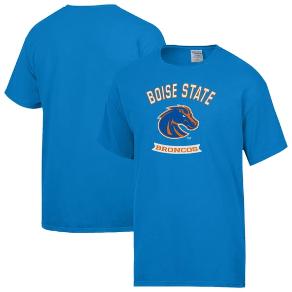 Men's ComfortWash Blue Boise State Broncos Banner T-Shirt