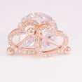 thumbnail image 2 of Paved Heart Nipple Shield with Cz Jewels Black, Gold, Rose Gold and Steel Colors, 2 of 8