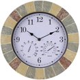 thumbnail image 1 of Reloj de jardín exterior (sin batería) Pintura de pared de tierra 1 pieza, 1 of 5
