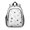 Dog Paw Print-1, variant on Dog Paw Print White Pattern Backpack for School, Cute School Bag with Adjustable Shoulder Straps and Padded Back, 15"x11.42"x5.5"