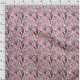 thumbnail image 4 of oneOone Silk Tabby Rose Pink Fabric Florals Diy Clothing Quilting Fabric Print Fabric By Yard 42 Inch Wide-36, 4 of 6