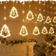 thumbnail image 4 of Guirnalda de luces LED navideñas con control remoto, adorno colgante para festivales y fiestas. 3 pilas AA, 4 of 8