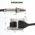 thumbnail image 4 of TECHIE 89463-E0451 5WK9 6668B Nitrogen Oxide Nox Sensor Fits for Hino 268 268A 338 338CT Truck 2012-2020, 4 of 7