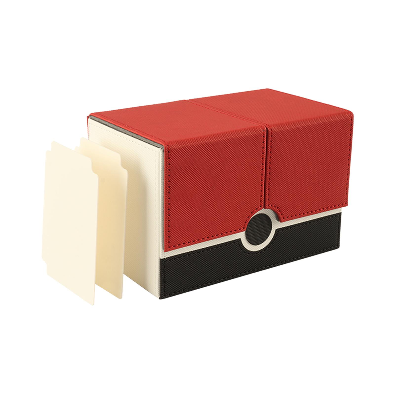 Trading Card Deck Box Holder Display Storage Divider Card Holder for 160+ Cards, Carrying Card