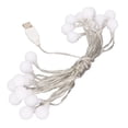thumbnail image 4 of Luces de cadena de bolas, Luces de cadena de bolas Luces de cadena impermeables Lámpara de cadena de bolas Confiabilidad excepcional, 4 of 8