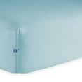 thumbnail image 2 of Bare Home Fitted Bottom Sheet Premium 1800 Ultra-Soft Wrinkle Resistant Microfiber, Hypoallergenic, Deep Pocket (Twin XL, Light Blue), 2 of 4