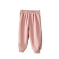 thumbnail image 3 of Toddler Girl Sweatpants Solid Color Casual Long Pants Baby'S Boys Pants with Pockets for Big Girl 7-8 Years, 3 of 3