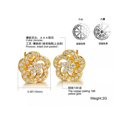 thumbnail image 3 of EOEMY 18K Gold Plated Earring Flower Aaa Cubic Zirconia Women'S G206-Default, 3 of 6