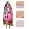 thumbnail image 4 of Kirby Hooded Blanket Poncho Wearable Blanket Hoodie Cozy Soft Warm Flannel Fleece Throw Blanket for Women Men Boys Girls, 4 of 7