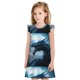 thumbnail image 1 of Balery Blue Thunder Storm Dragon Camisón de princesa para niñas, pijama de algodón con mangas abullonadas, suave y bonito.-XX-Large, 1 of 6
