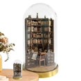 thumbnail image 1 of The Bay Library Miniature Gothic Bookshelf Ornament Handmade Miniature Bookcases Booknook, 1 of 5