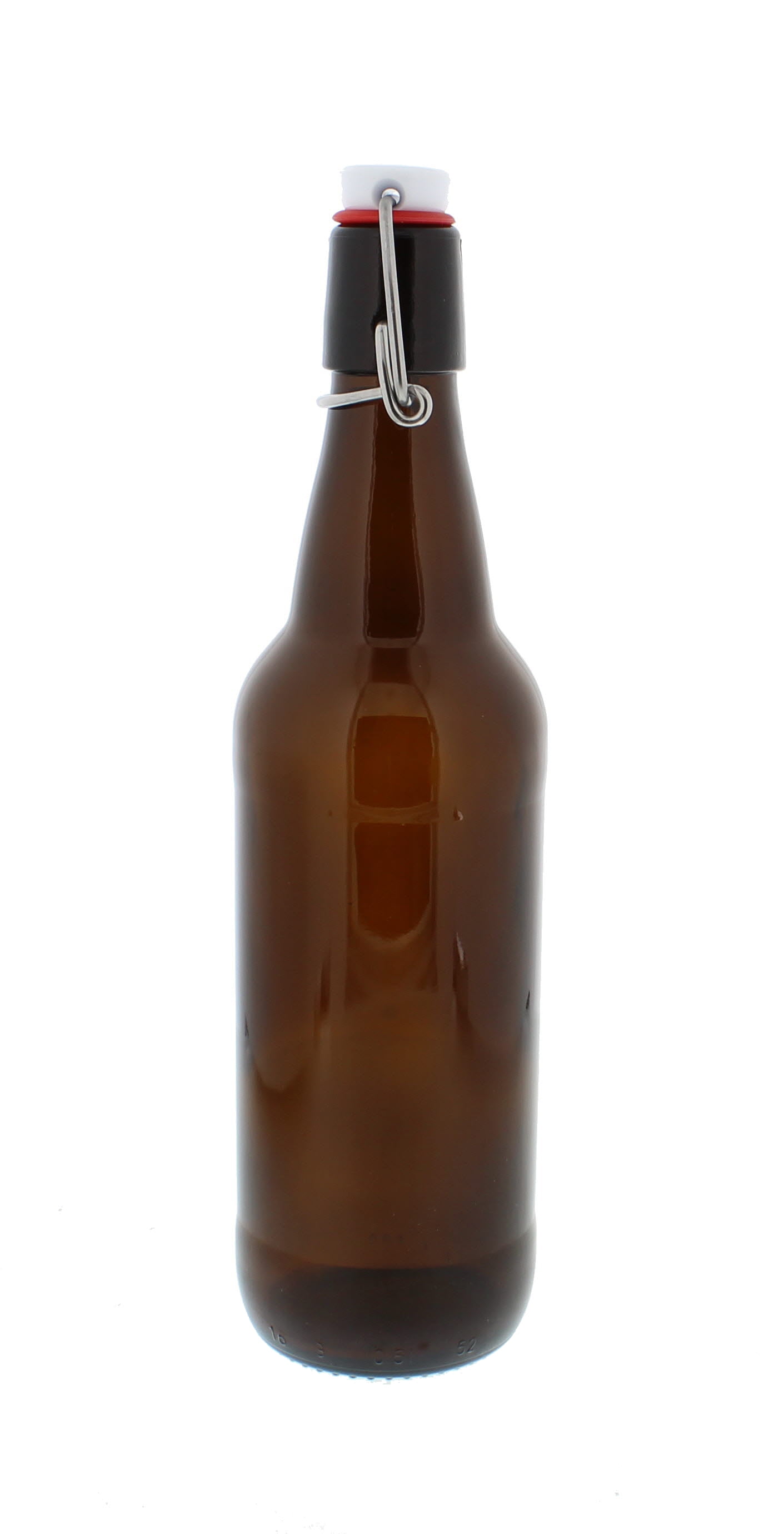 Swing Top Bottles w/Caps 16.9oz Reusable for Homebrew 12 Pack Amber Glass 
