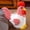 C, variant on A Plush Rooster Stuffed Animal Polka Dot Chicken Soft Cute Farm Bird Toy Cartoon Character Kids Play