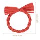 thumbnail image 2 of unbranded Adorno De Puerta Tejido Con Rafia Roja Material Natural Para De Hogar Y Fiestas, 2 of 6