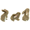 thumbnail image 4 of Design Toscano QM92008 Statues d'Animaux de Jardin The Bunny Den Rabbits, 5 Pouces, Ensemble de Trois, Multicolore, 4 of 7