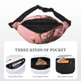 thumbnail image 5 of Easygdp Delicate Pink Carnations A Fanny Pack for Men Women,Fashion Waist Packs,Travel Hiking Chest Bag Daypack, 5 of 7