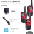 thumbnail image 2 of Radio FRS Midland T31VP, 22 canales, alcance 41 km, potencia 462-467 MHz, negro y rojo, 2 of 2