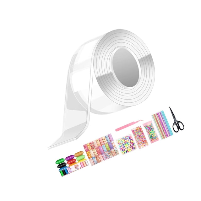 Bulles Double Face Bande Adhésive Sans Trace Jouet Sensoriel Bricolage avec Outils Complets