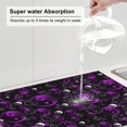 thumbnail image 5 of Sikiie Yin Yang1 Dish Drying Mat, Kitchen Counter Mat, Self Drying Mat for Kitchen Counter Dish Drying Pad ,for Dishes, Utensils, Pots and Pans(24" x 18"), 5 of 7